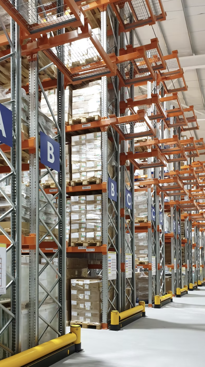 Seismic Base For Racking Seismic pallet racks | SPIMA