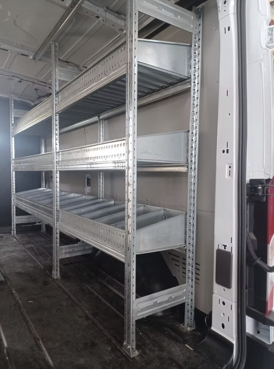 Unizinc Racking Unizinc in Industrial Vans | SPIMA